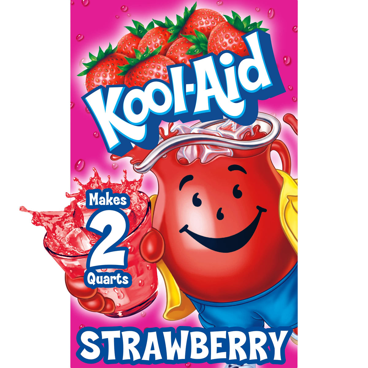 Kool-Aid Unsweetened Strawberry Drink Mix .14 oz, 192ct