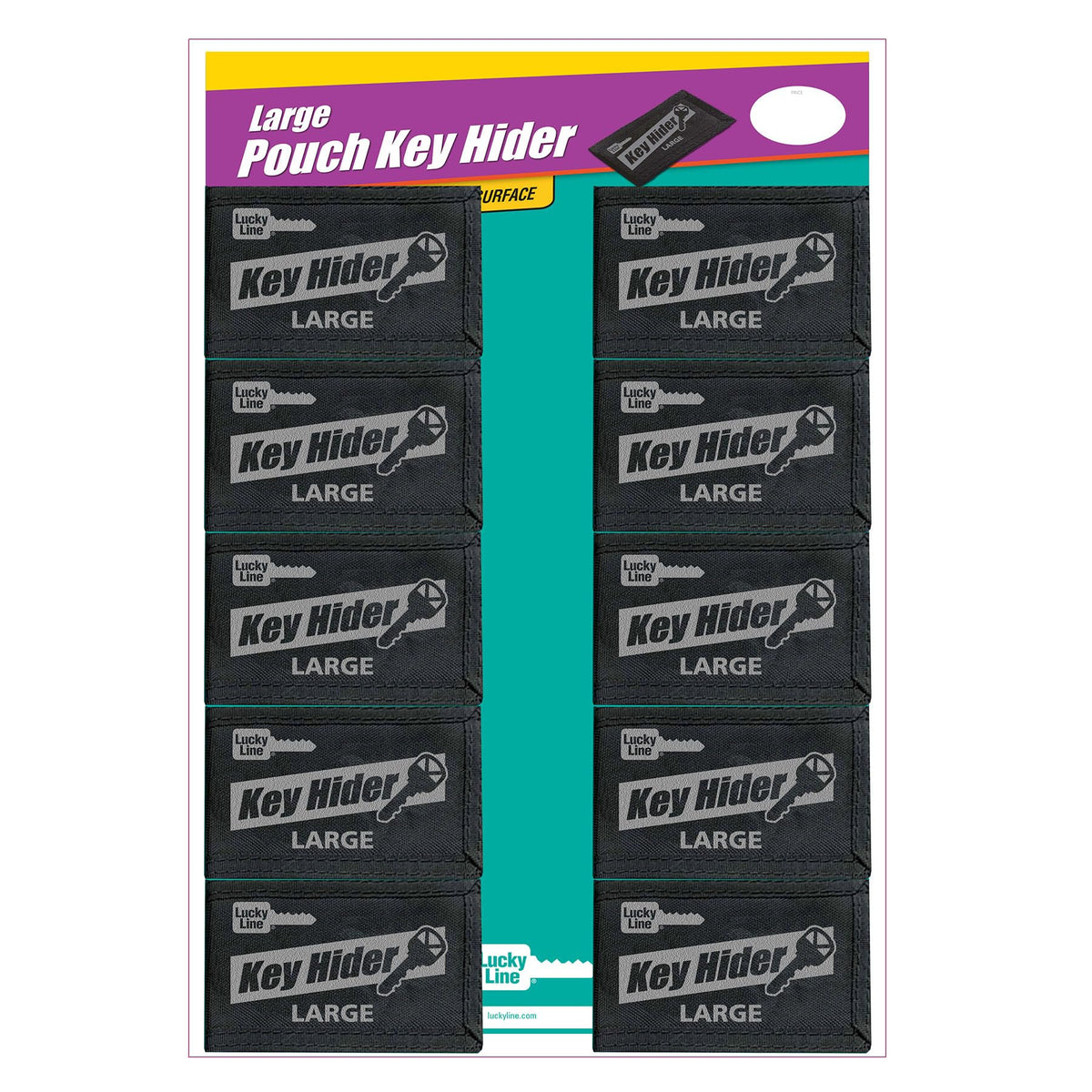 Lucky Large Velcro Pouch Key Hider
