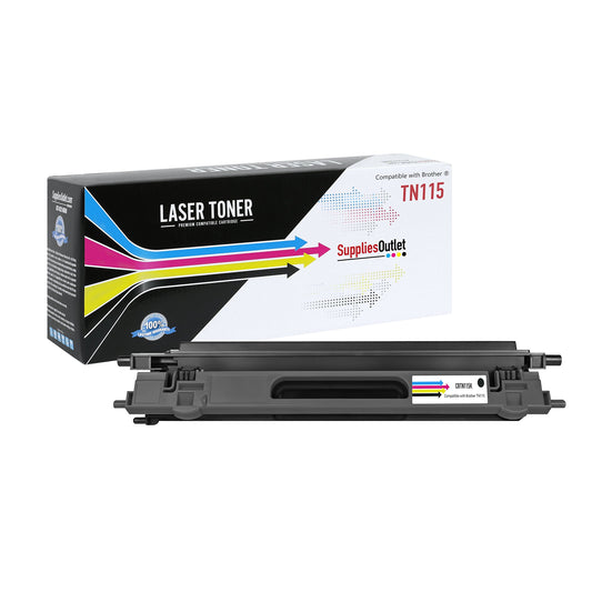 SuppliesOutlet Brother TN115BK Black Toner Cartridge