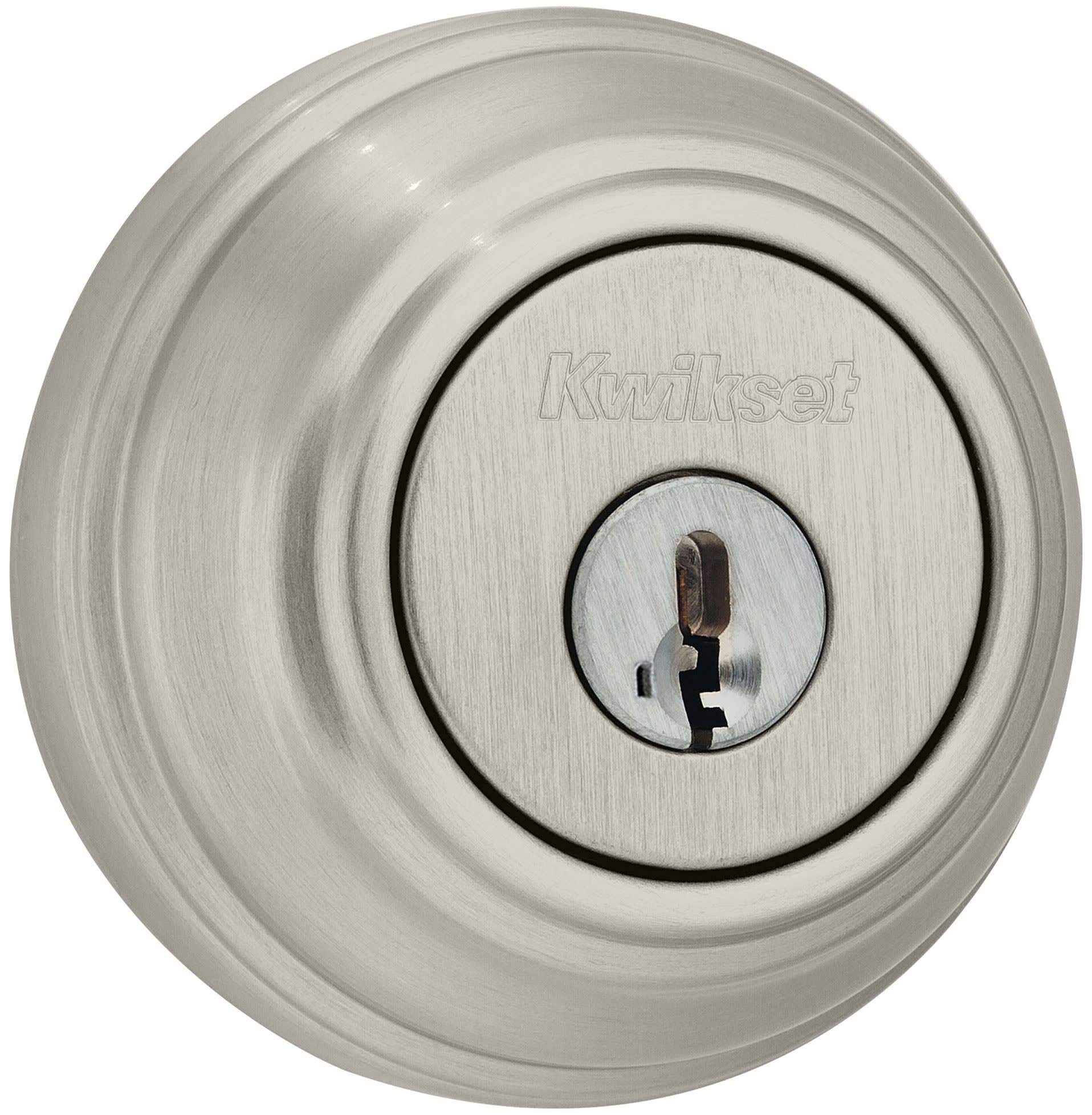 Kwikset Deadbolt SmartKey Satin Nickel