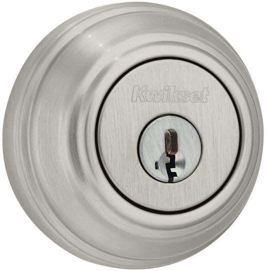Kwikset Deadbolt SmartKey Satin Nickel