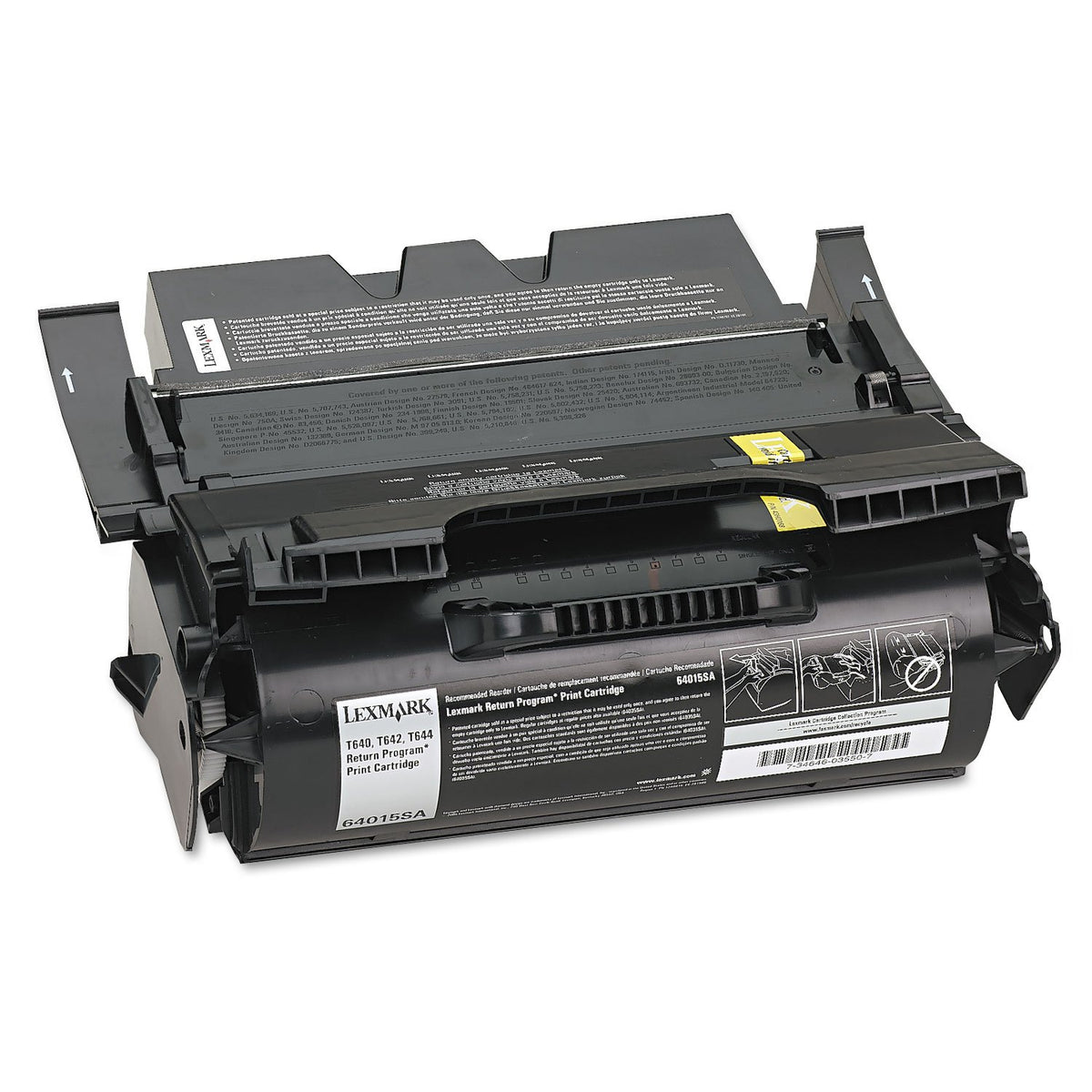 Lexmark 64015SA Return Program Print Cartridge - Black - Laser - 6000 Page - 1 Each