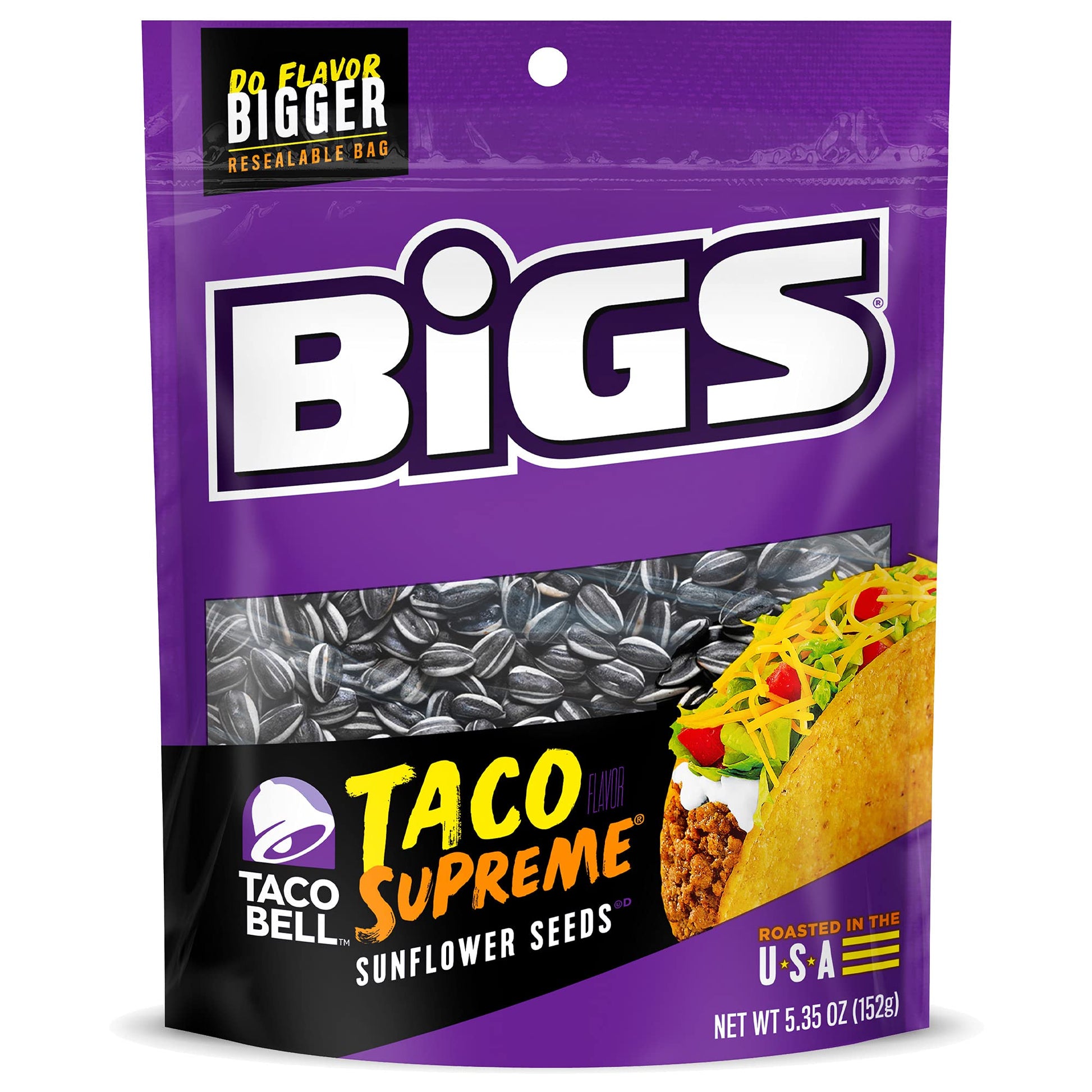 BIGS Taco Bell Taco Supreme Sunflower Seeds 5.35 oz