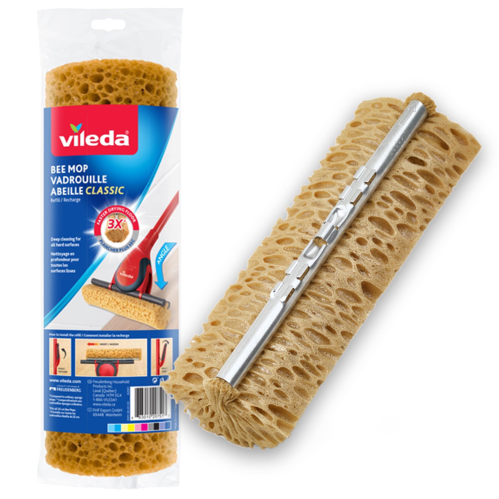 Vileda Bee Mop Classic Sponge Refill