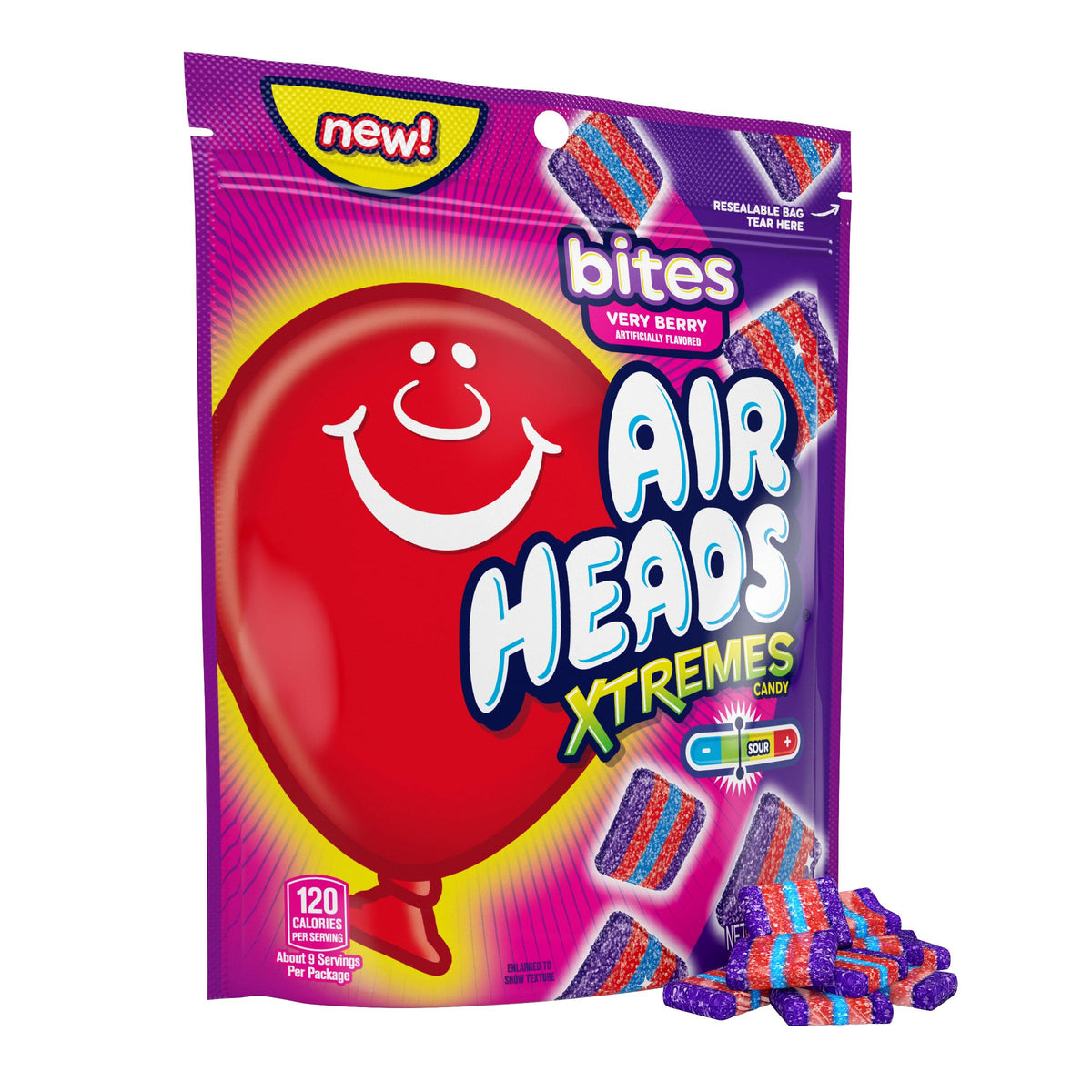 Airheads Xtremes Bites Very Berry 9oz Bag