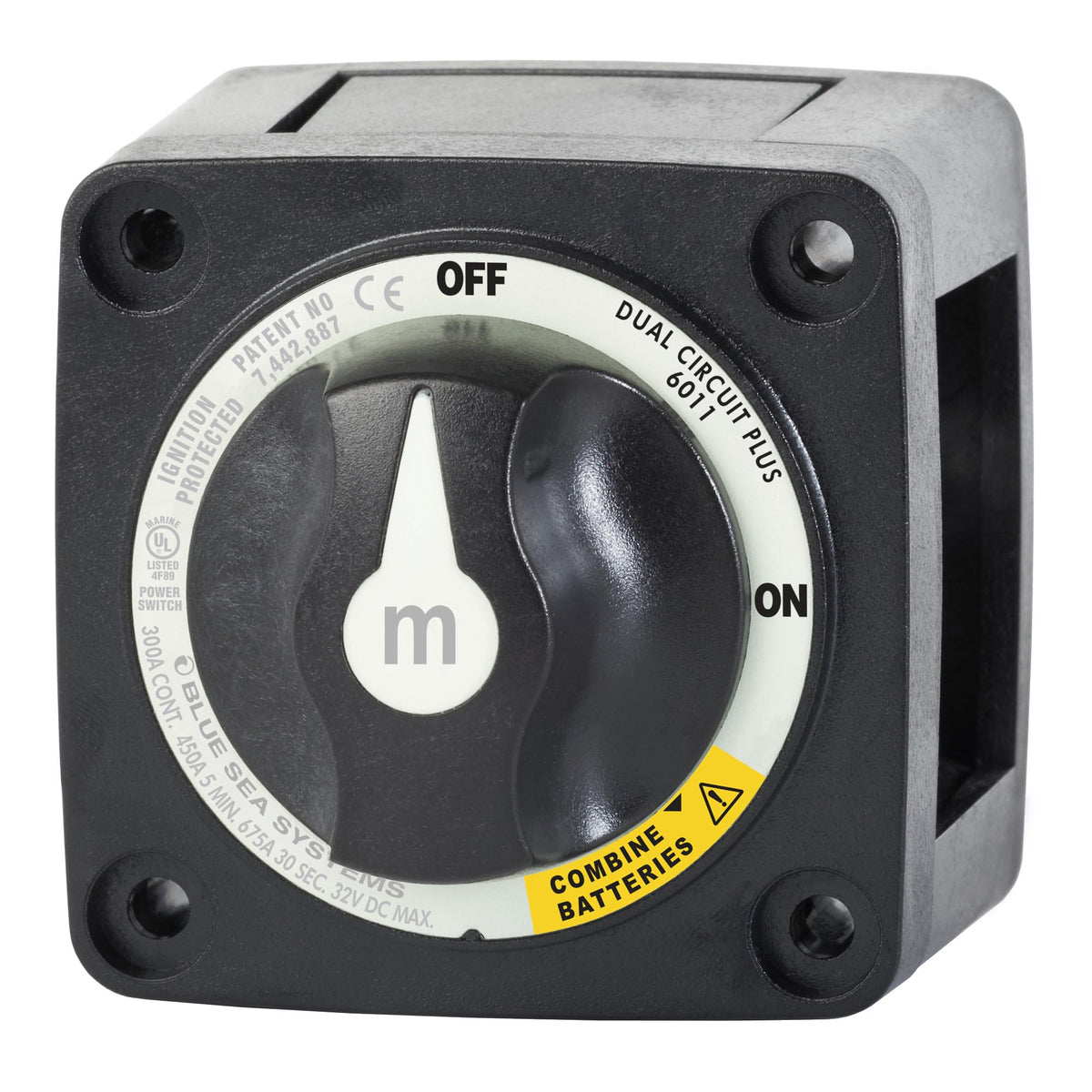 Blue Sea Systems Mini Dual Circuit Plus Battery Switch 6011200