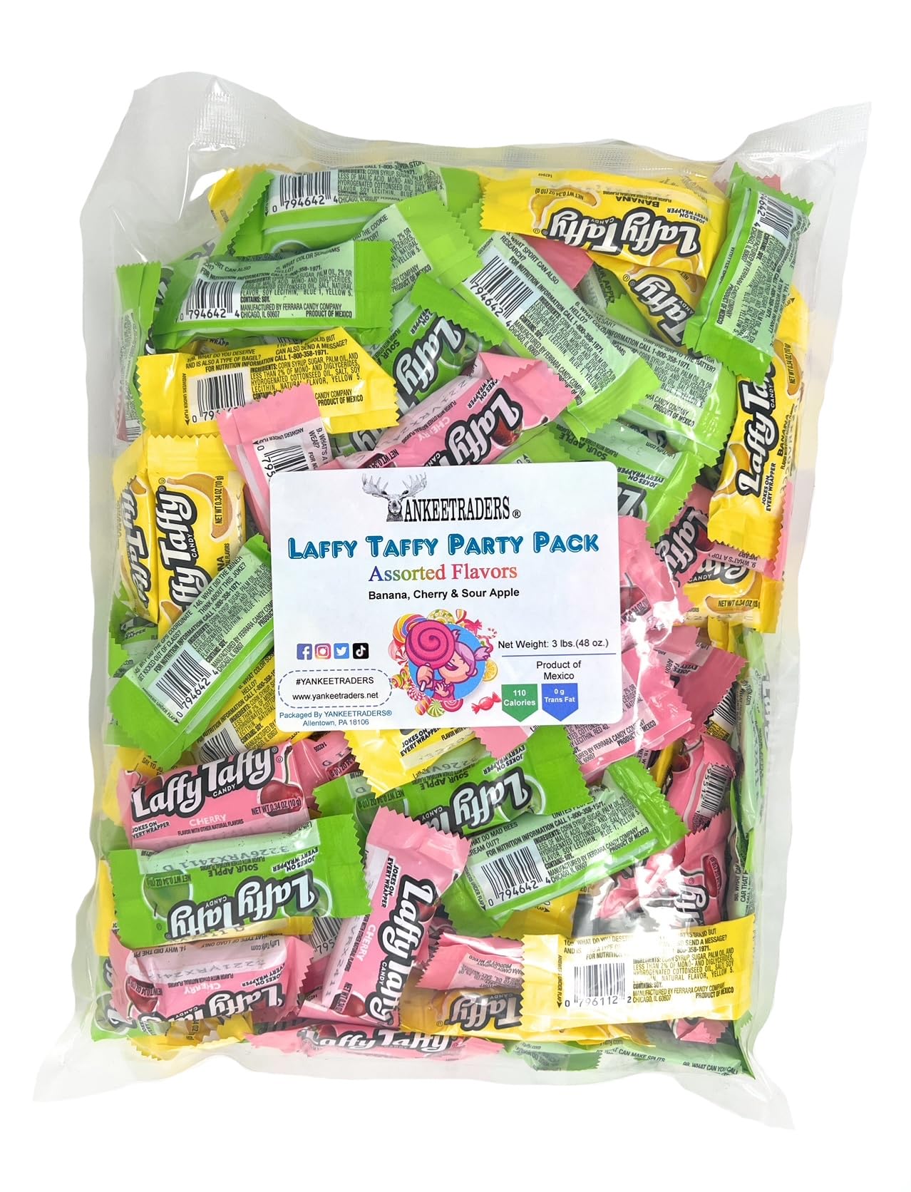 Laffy Taffy Assorted Bulk Individually Wrapped 27 Lb