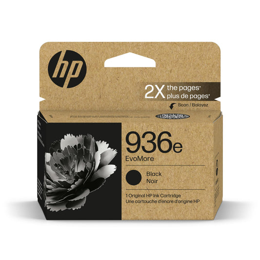 HP 936e EvoMore Black Ink Cartridge 2,500 Yield