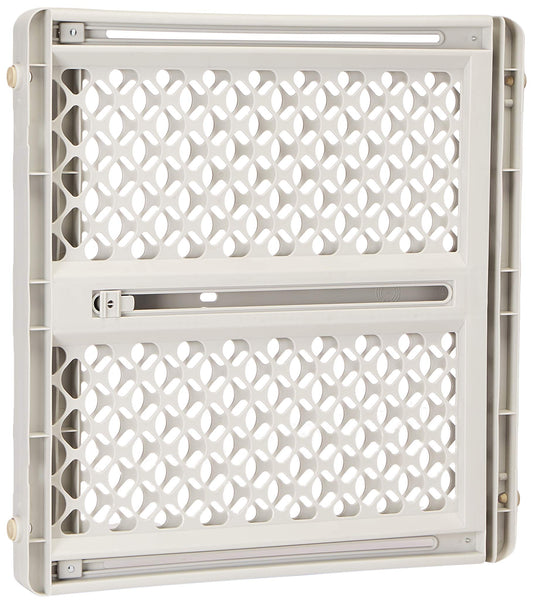 North States Pet Gate Iii Pressure Mounted White, Gray, 2 x 42 x 26"