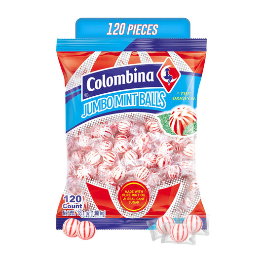 Colombina Jumbo Peppermint Balls 120ct