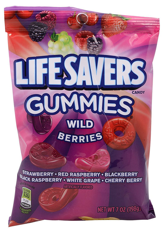 Life Savers Gummies Wild Berries 7oz Pack of 6