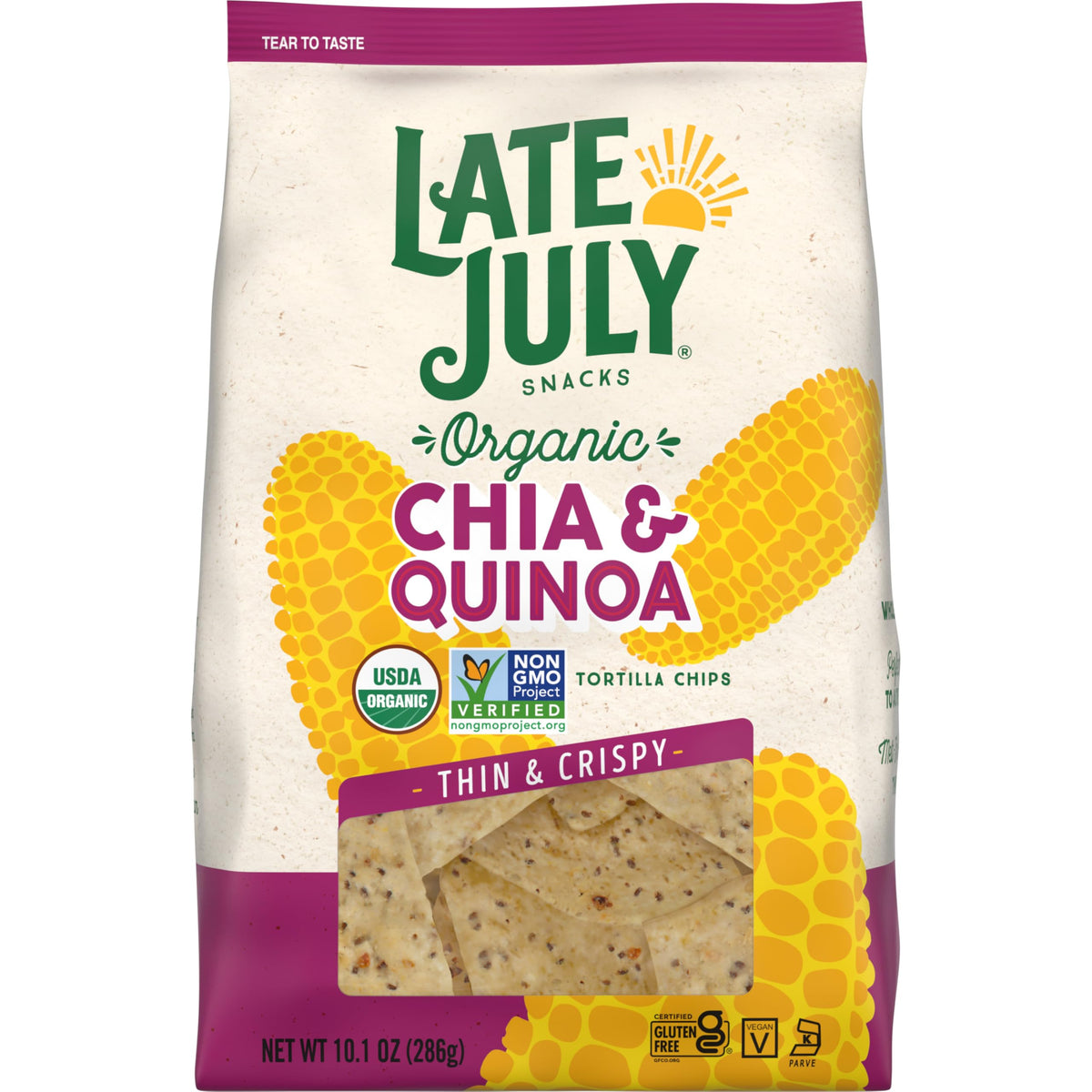 Late July Chia & Quinoa Organic Tortilla Chips 10.1oz