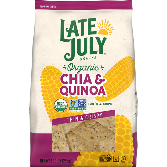 Late July Chia & Quinoa Organic Tortilla Chips 10.1oz