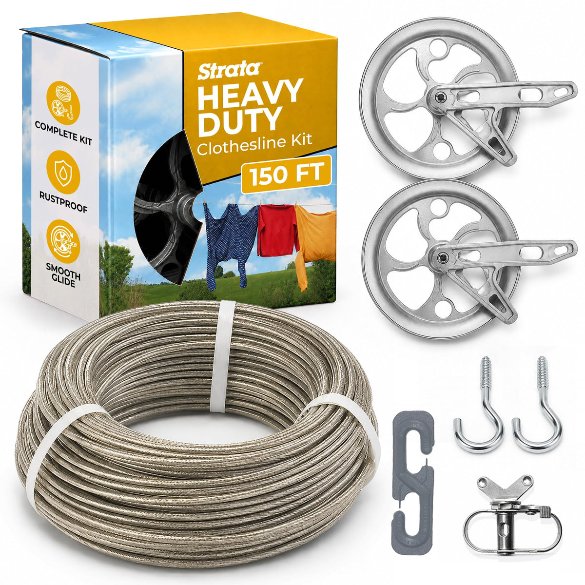 BENMOR CLOTHESLINE KIT HVY DTY