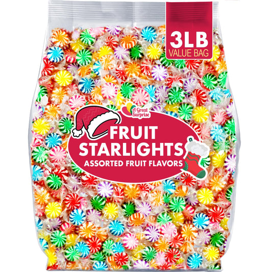 Sunrise Christmas Assorted Fruit Starlights 3 LB