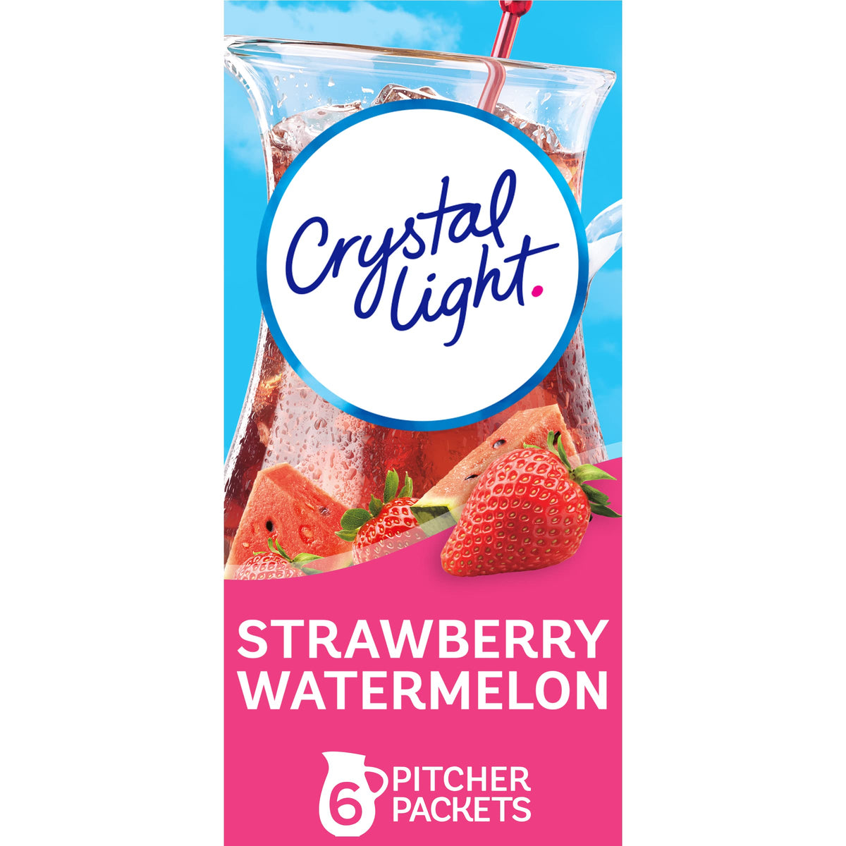 Crystal Light Strawberry Watermelon Drink Mix 6 Packets