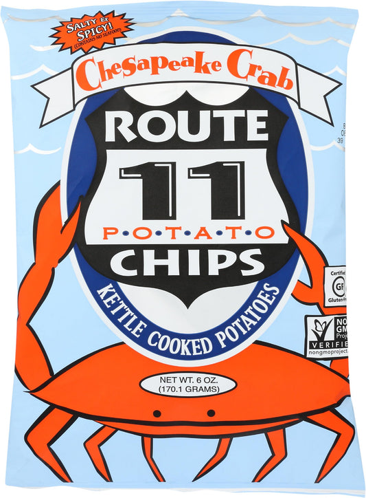 Route 11, Chesapeake Crab Potato Chips, 6 oz