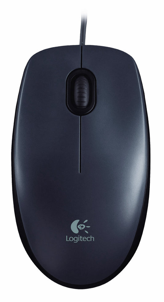 Logitech Wired Mouse M90 Black USB