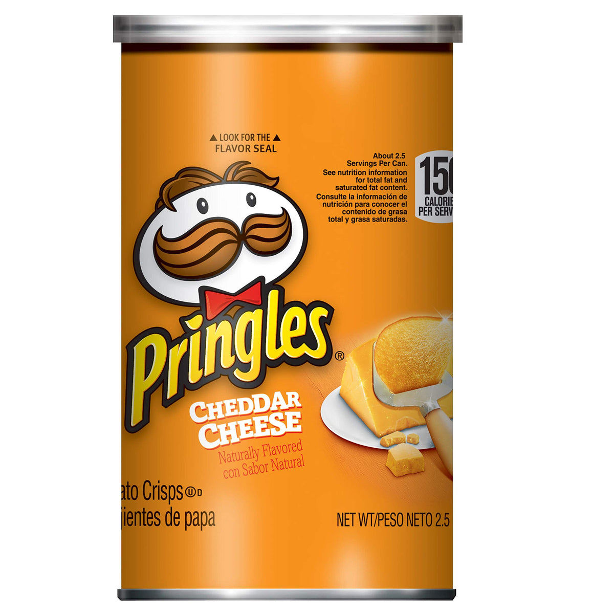 Pringles Cheddar Cheese Potato Crisps 2.5oz 12-Pack