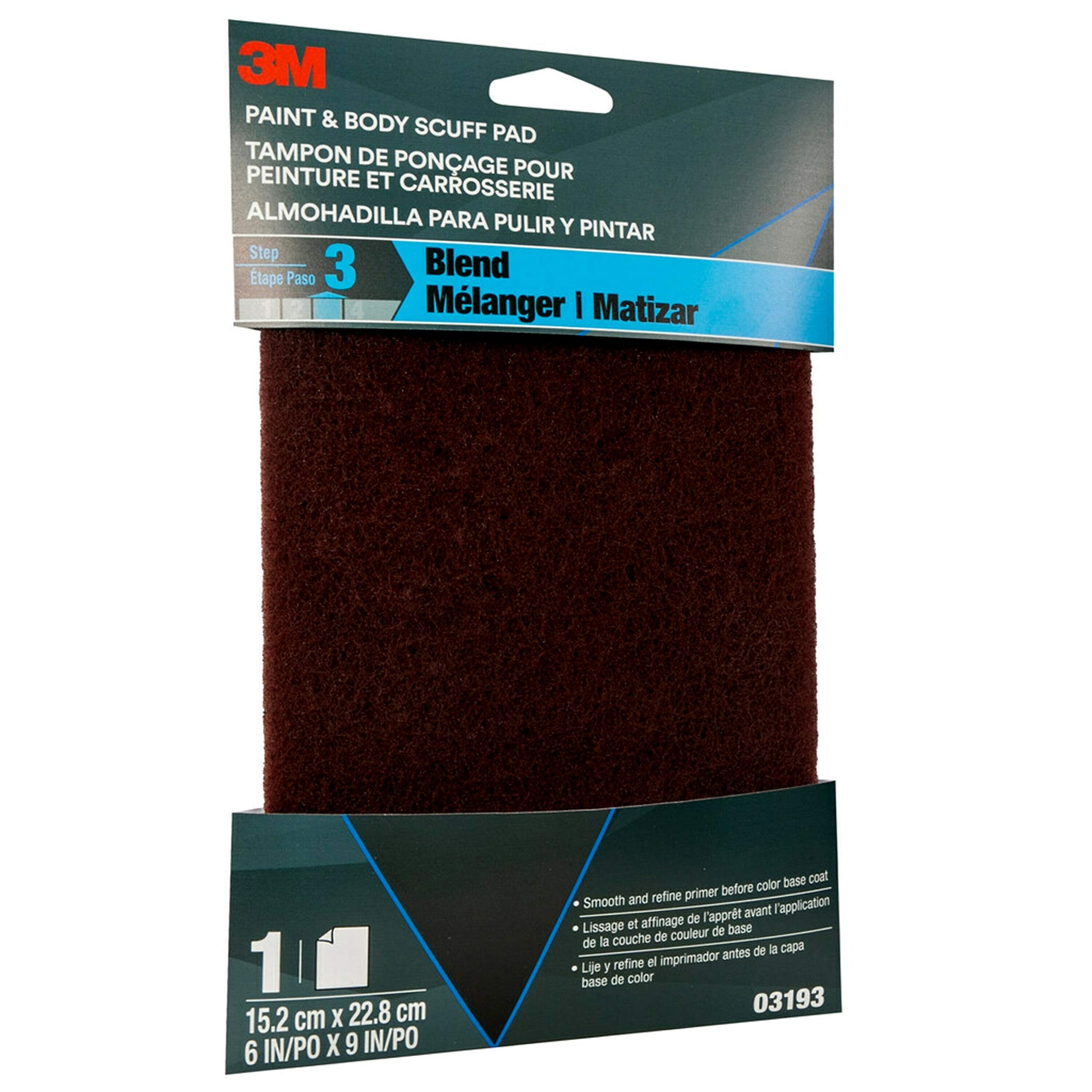 3M Paint & Body Scuff Pad 03193 6x9in