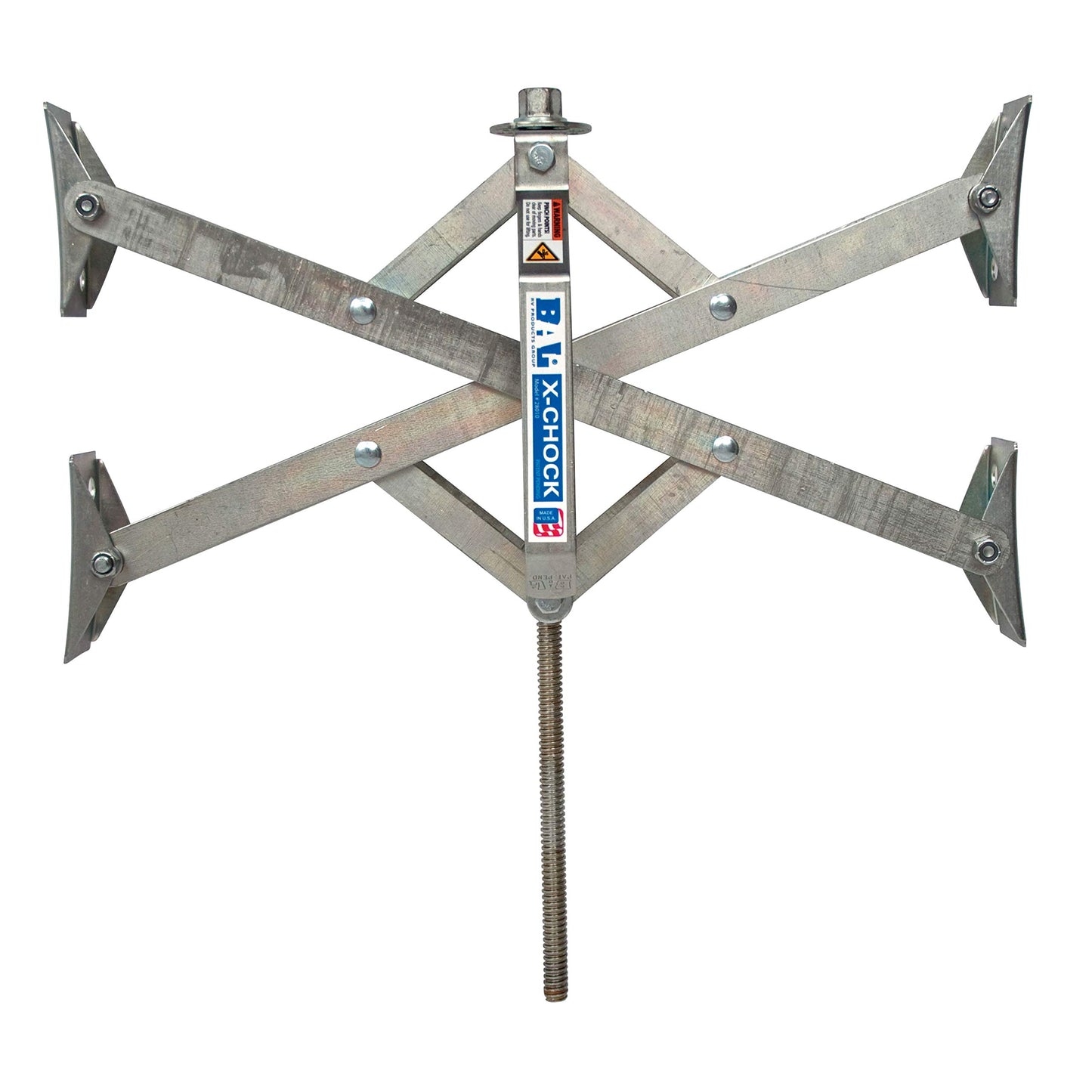 BAL X-Chock Tire Locking Chock 28014 Silver