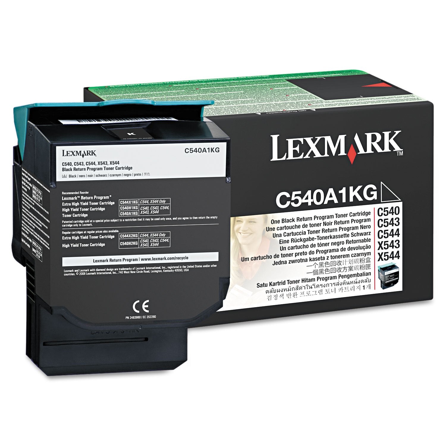Lexmark 70C00KG Black Toner (Standard Yield)
