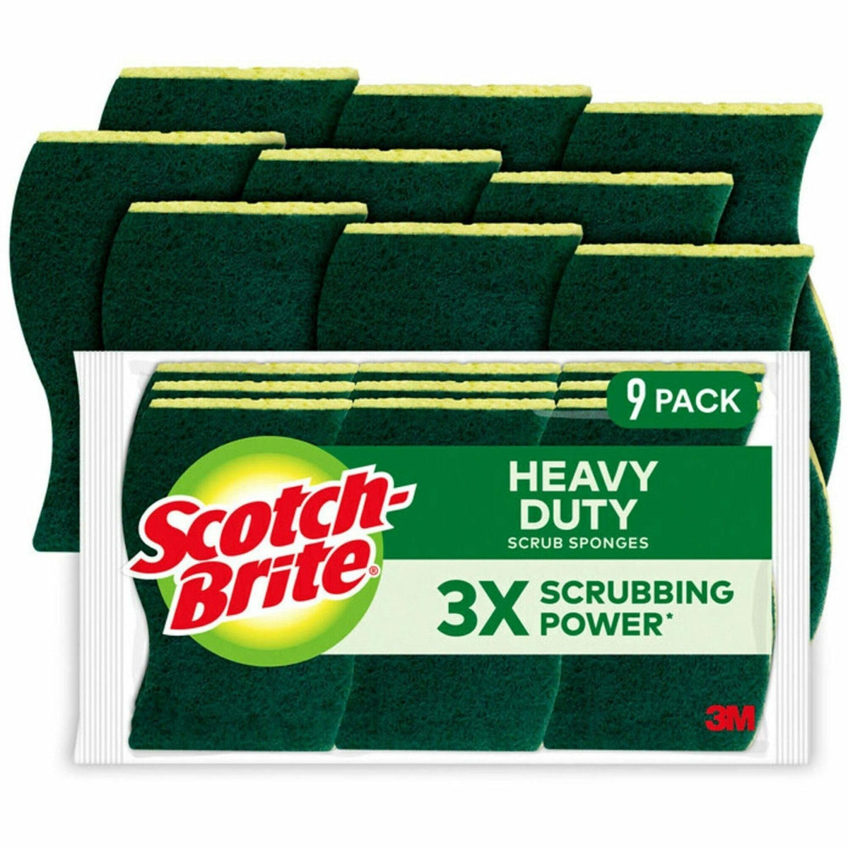 3M Scotch-Brite Heavy-Duty Scrub Sponges
