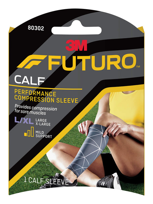 FUTURO Premium Compression Knee Sleeve with Stabilizers, Removable Stabilizers, Advanced Customizable Compression Sleeve, for Mild Arthritis, Swelling, Soreness, Sprains, and Strains, Large