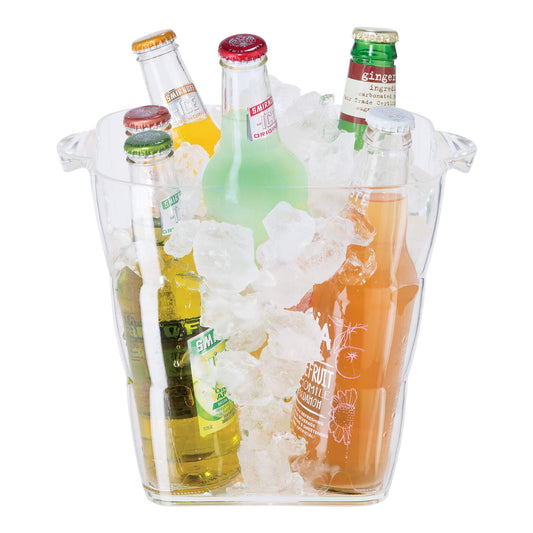 OGGI Acrylic Square Ice Bucket 8 x 8 in