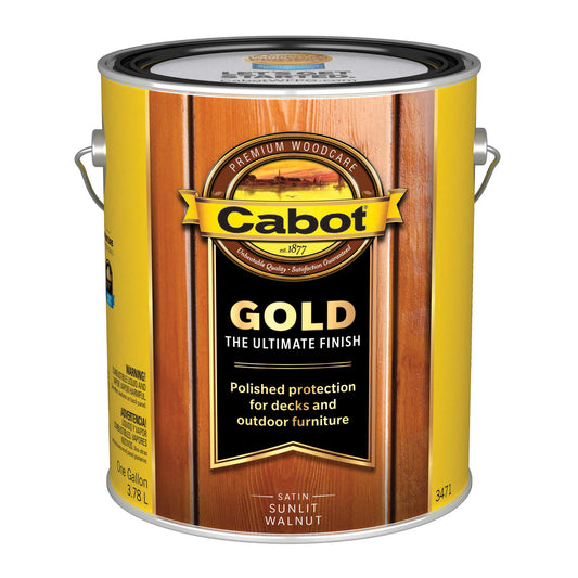 Cabot 3471-07 Sunlit Walnut Wood Finish 1 Gallon