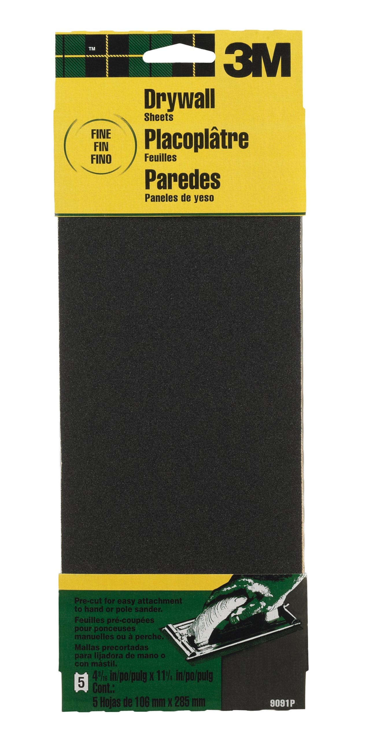3M 9091DC-NA Fine Drywall Sanding Sheets