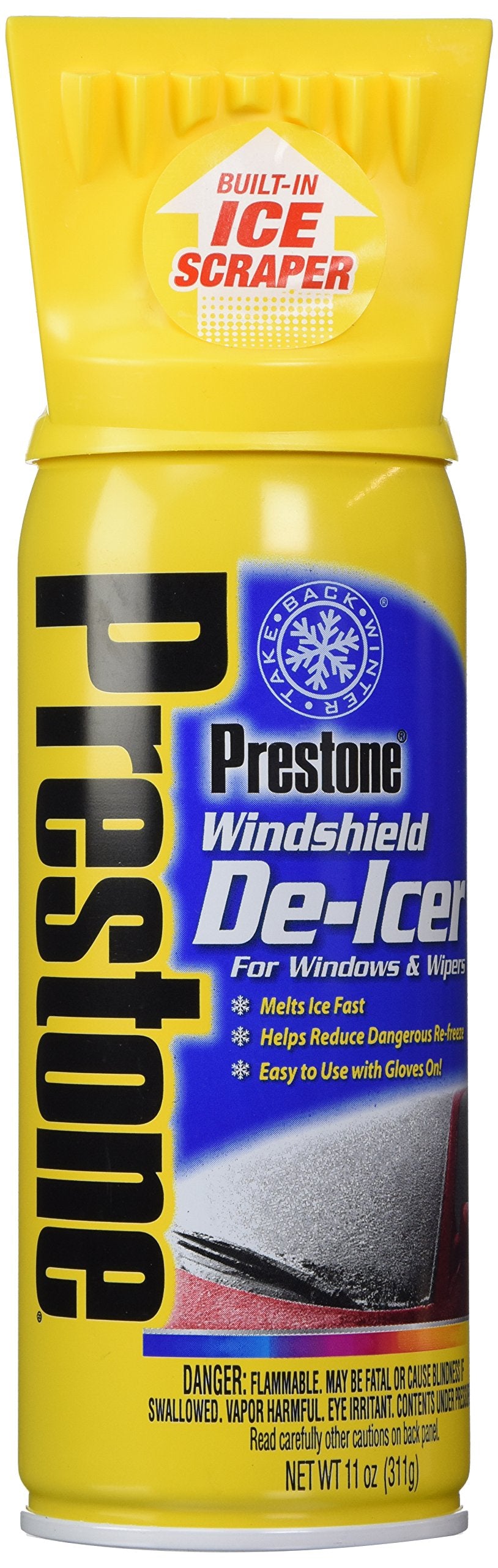 Windshield De-Icer, 11-oz.
