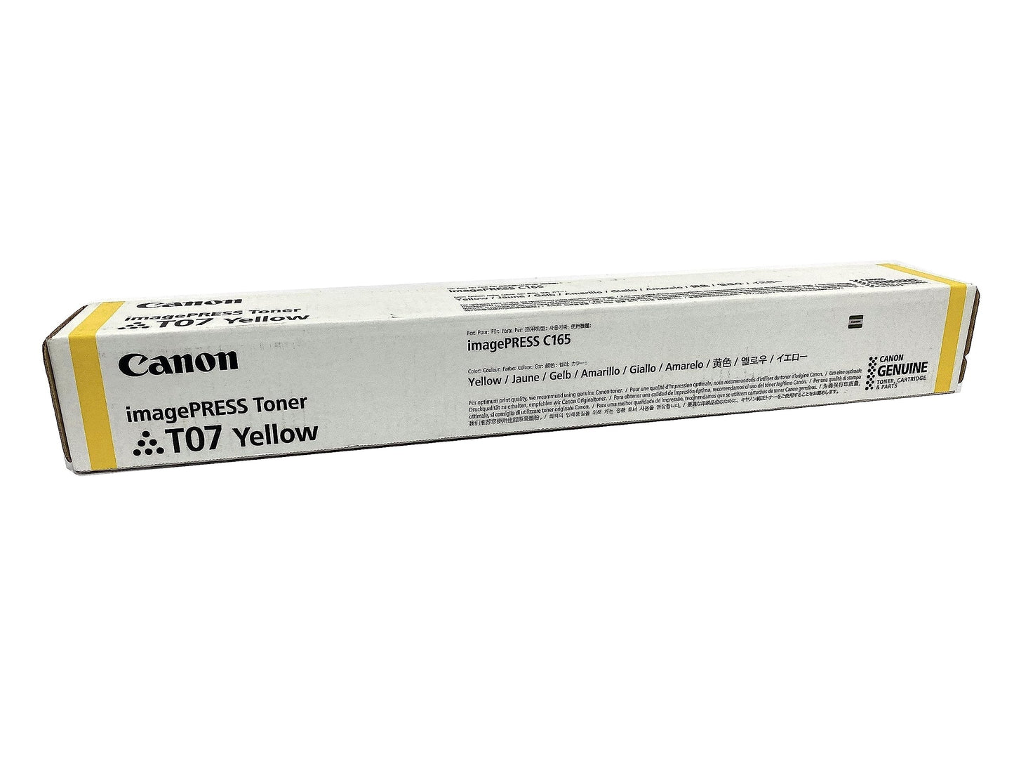 Cartridge T07 Yellow (3644C001) 27k VE 1 Stück für imagePress C165 Bestellartikel, NICHT stornierbar!