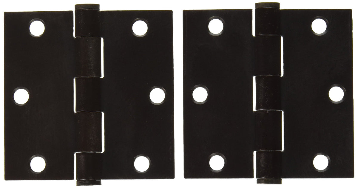 Deltana S35HD10B Steel 3.5" Square Hinge