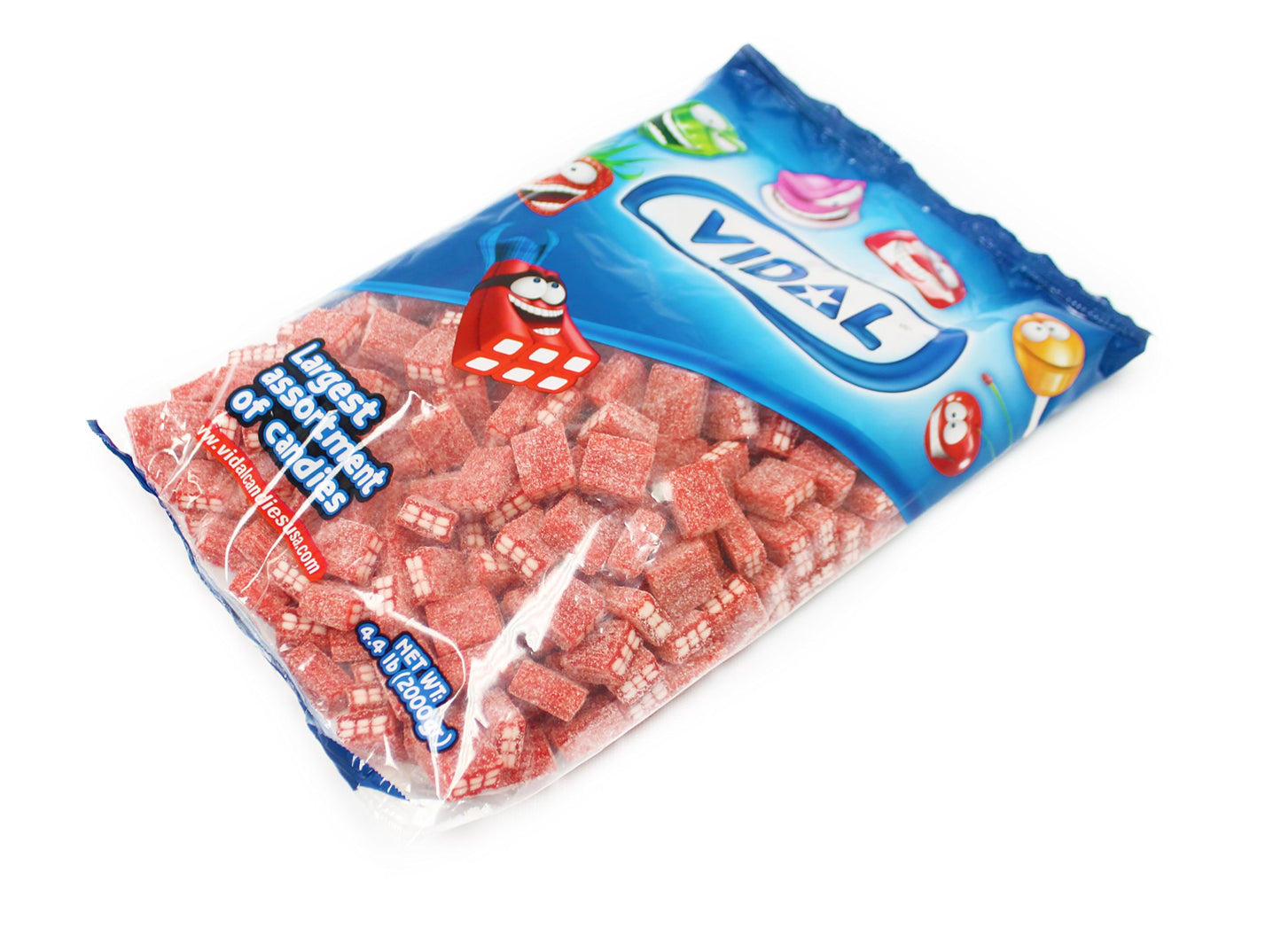 Vidal Licorice Strawberry Bricks 4.4 lbs