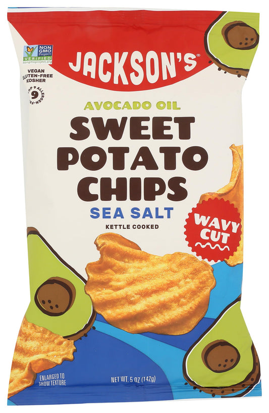 Jackson's Sea Salt Avocado Oil Sweet Potato Chips 5oz