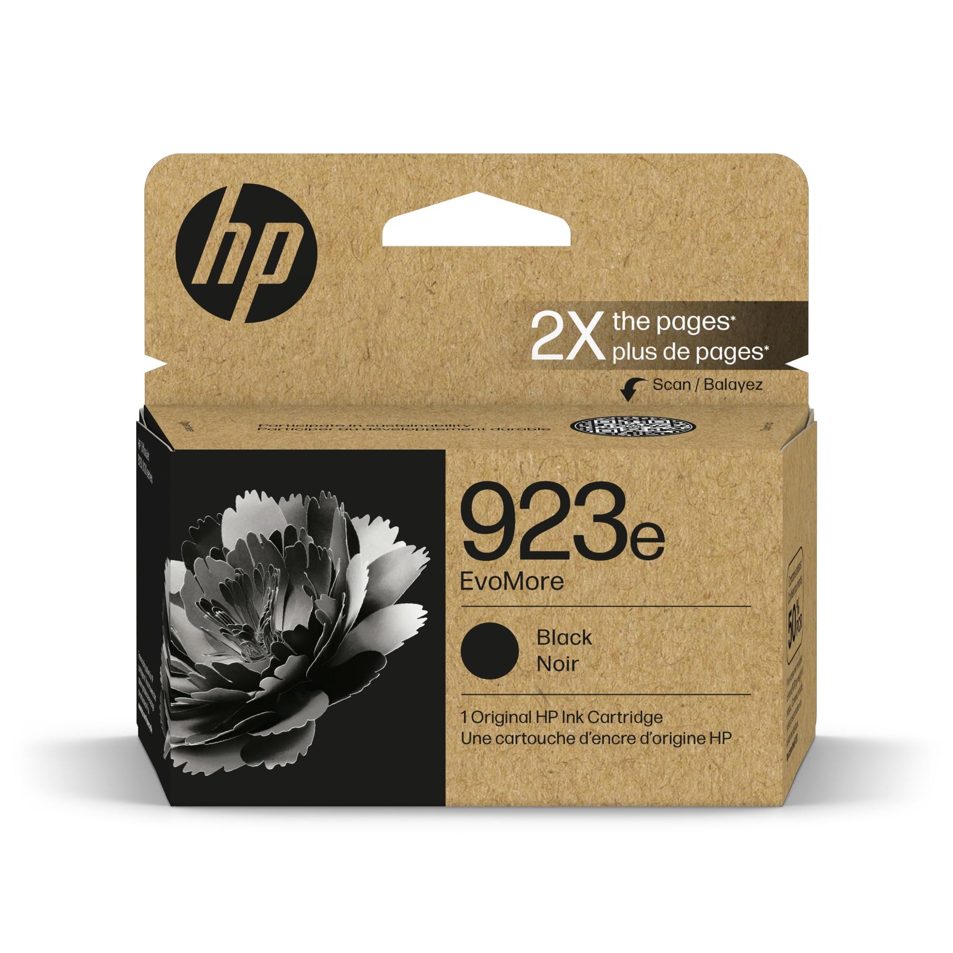 HP 923e Black EvoMore Ink Cartridge 4K0T7LN