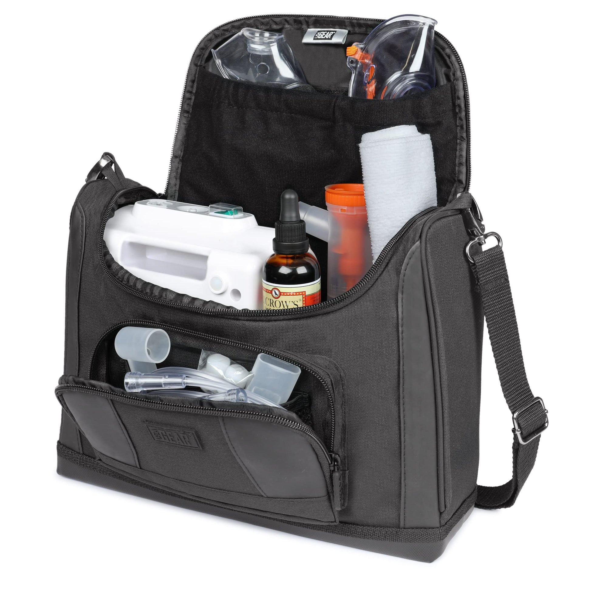 USA Gear Travel Nebulizer Bag Black