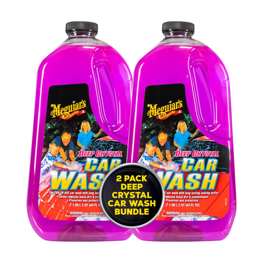 Meguiar's Deep Crystal Car Wash 64 Oz, 2-Pack