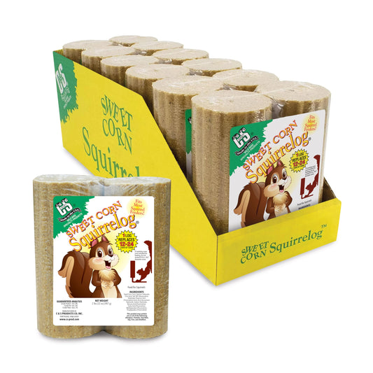 C&S Sweet Corn Squirrelog 6-Pack
