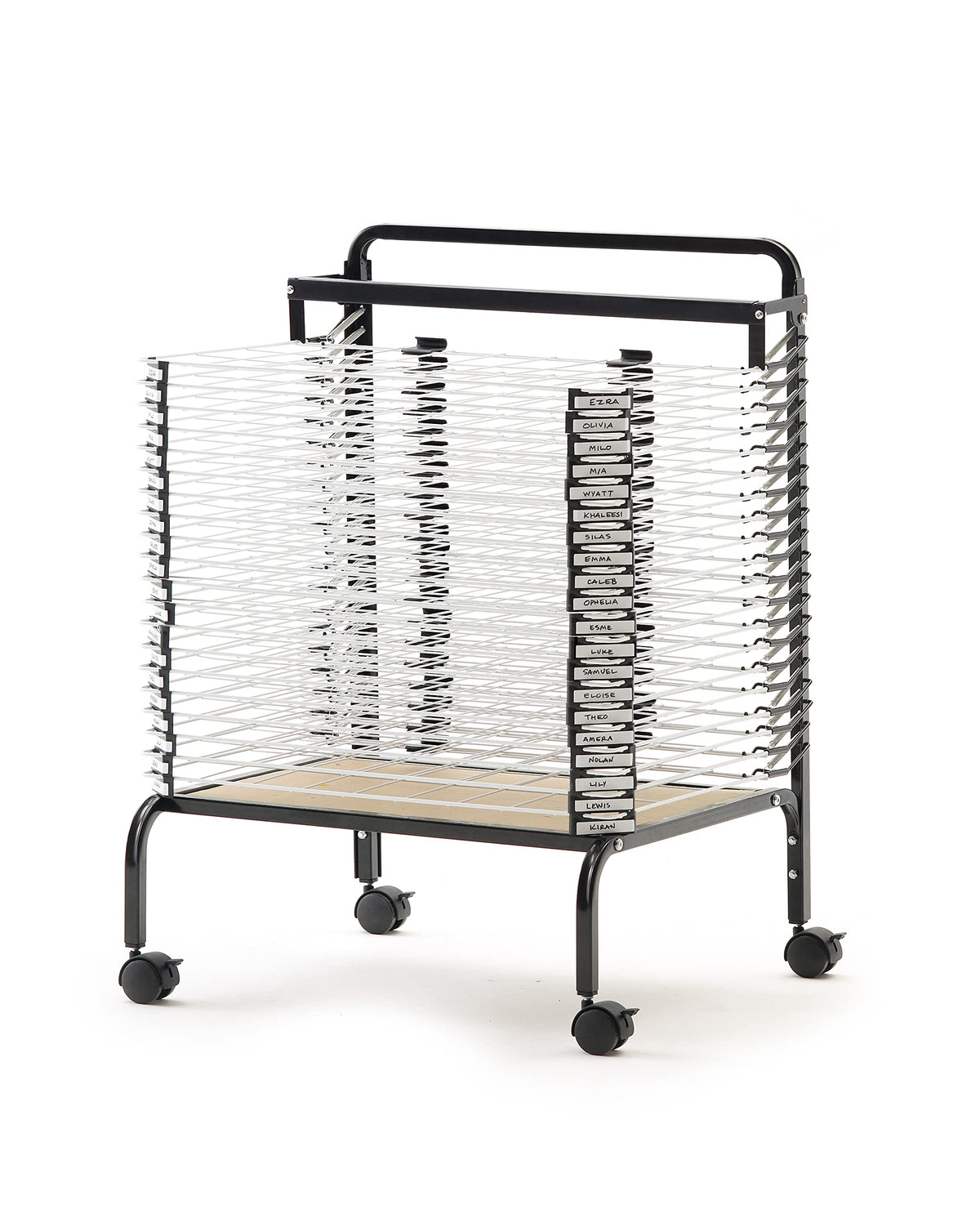 Copernicus 20-Shelf Art Drying Rack White/Black