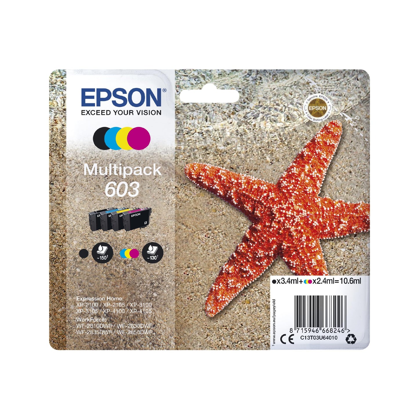 Epson Cartucho Multipack 603 4 Colores