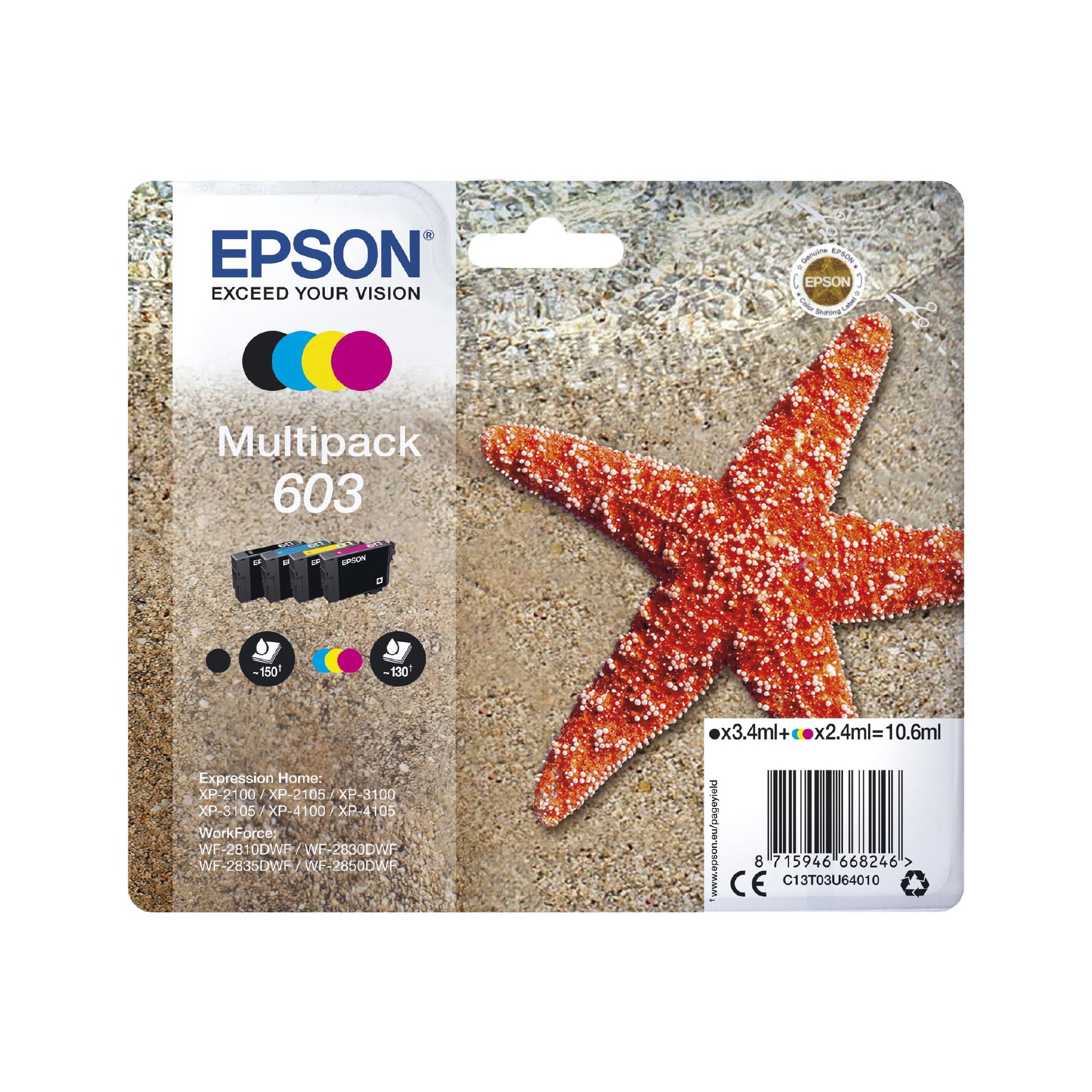 Epson Cartucho Multipack 603 4 Colores