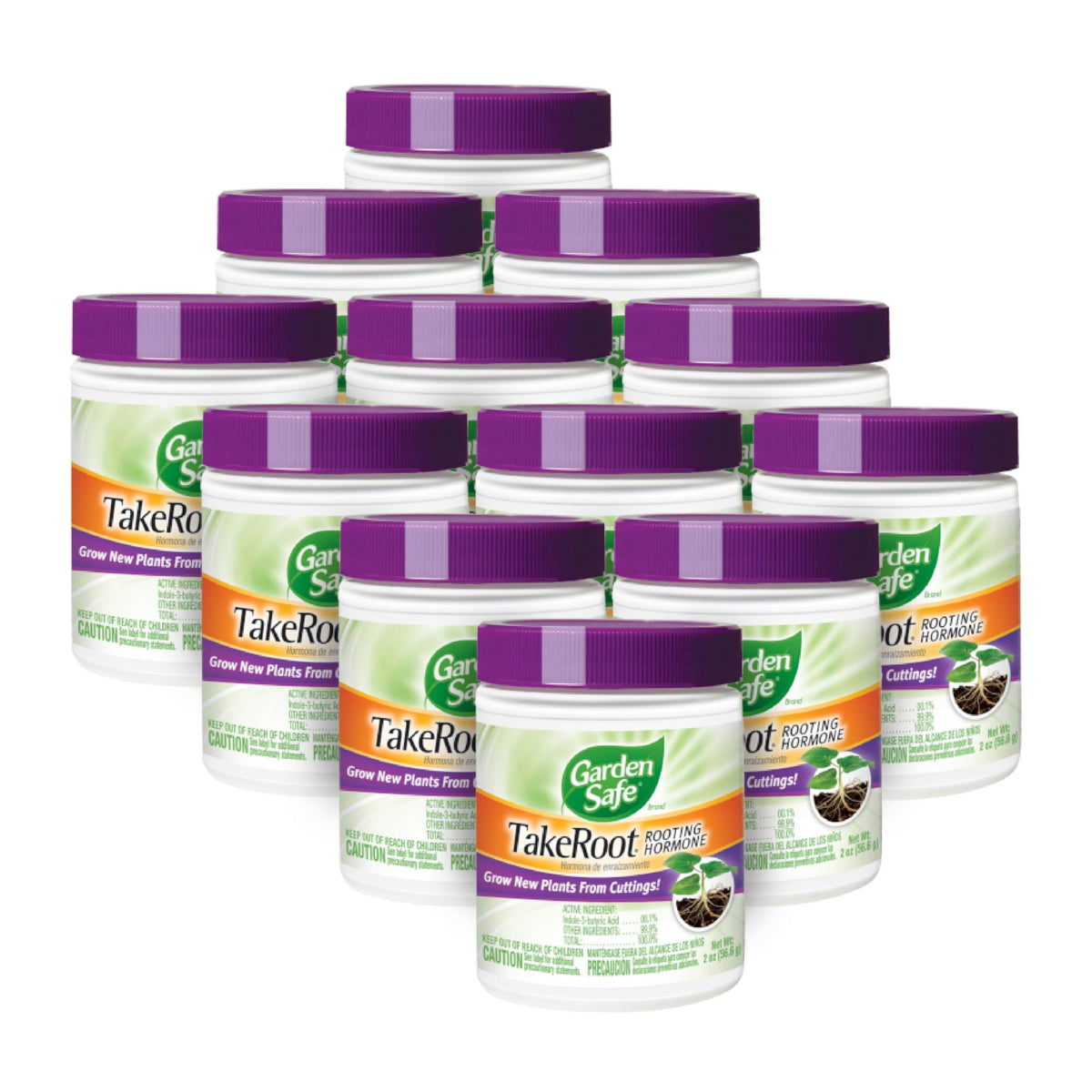 Garden Safe TakeRoot Rooting Hormone Powder 12 Pack