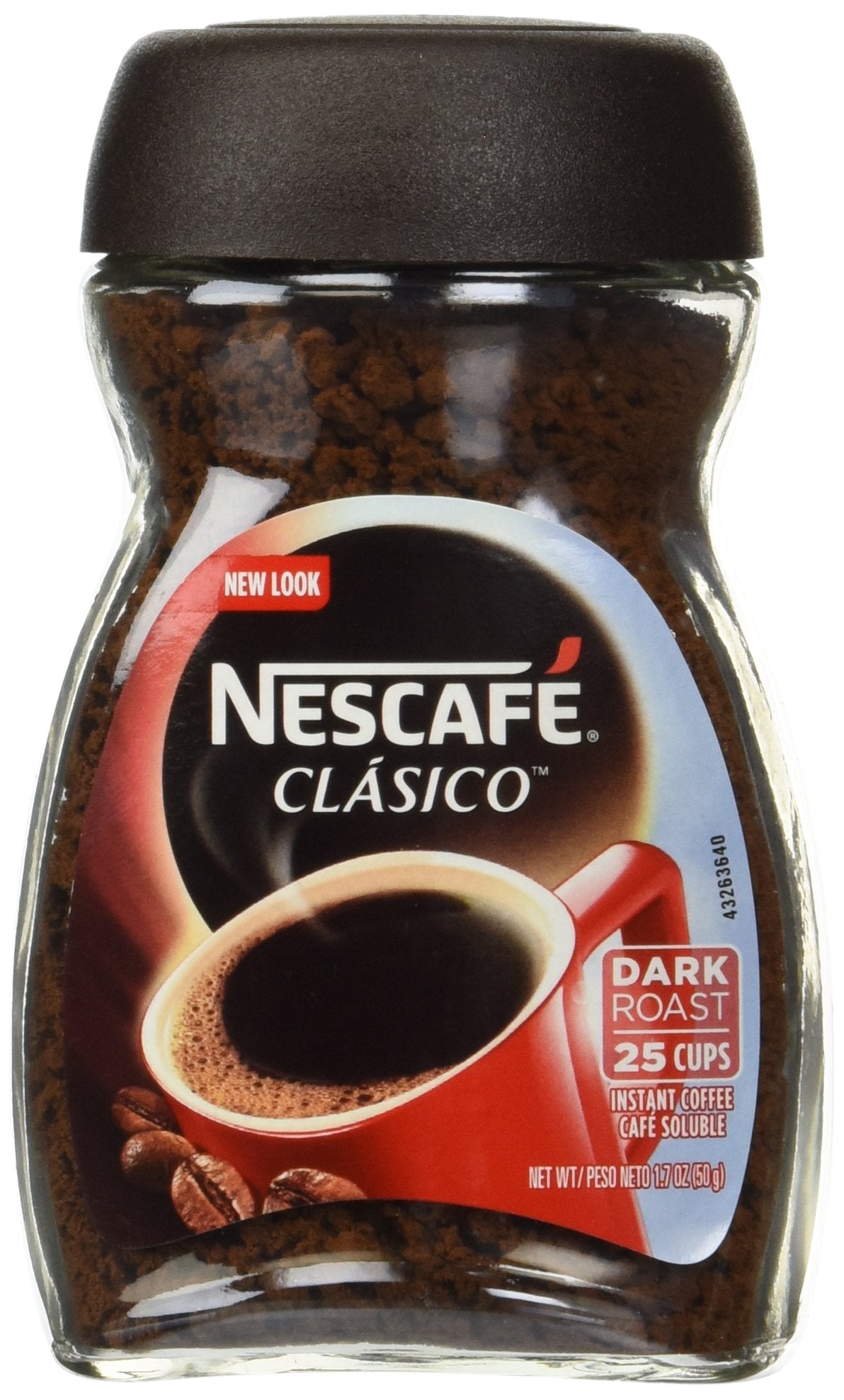 Nescafe Clasico Instant Coffee 1.7oz Jar