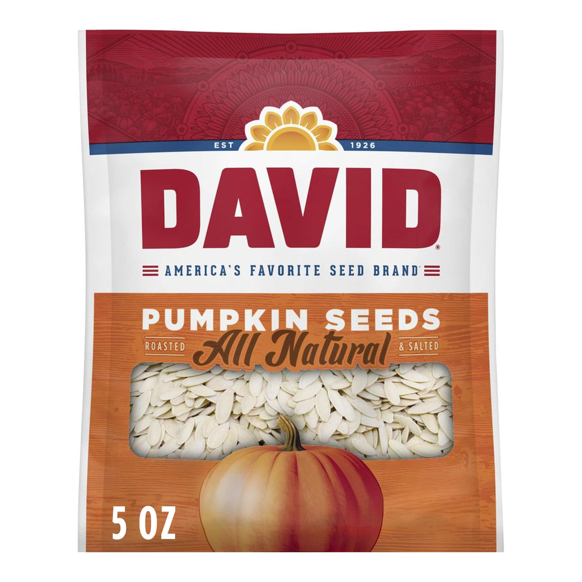 DAVID Pumpkin Seeds 5oz 12-Pack