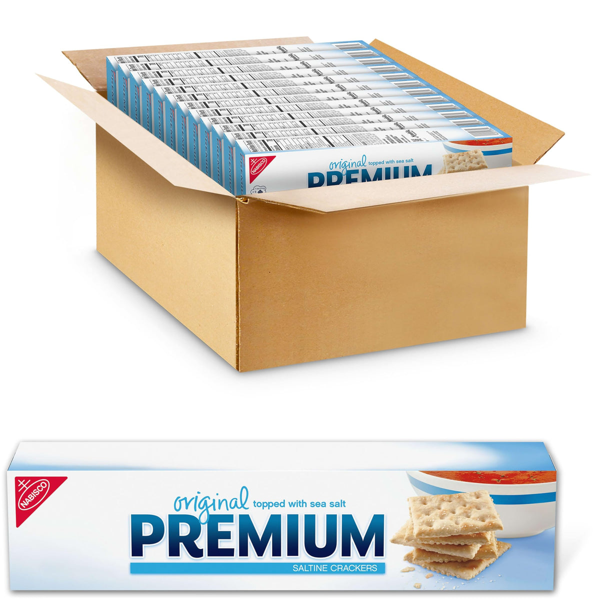 Mondelez Premium Original Saltine Crackers 12 Boxes