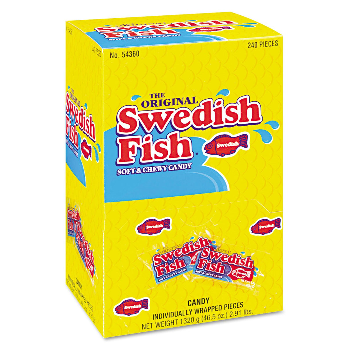 Swedish Fish Red Gummy Candy 240 Ct