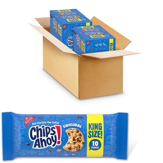 CHIPS AHOY! Original Chocolate Chip Cookies 16 King Packs