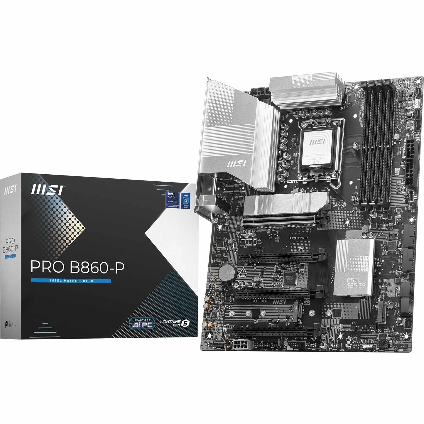MSI PRO B860-P ATX Motherboard, LGA 1851
